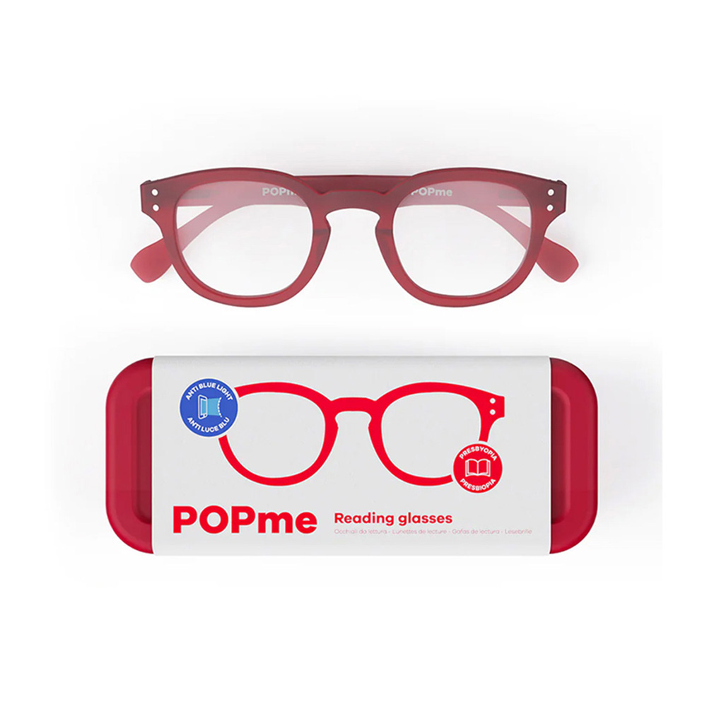 POPME - Γυαλιά Ανάγνωσης +2,5 cherry red